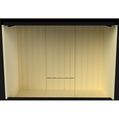 40 mm ribbed fireclay